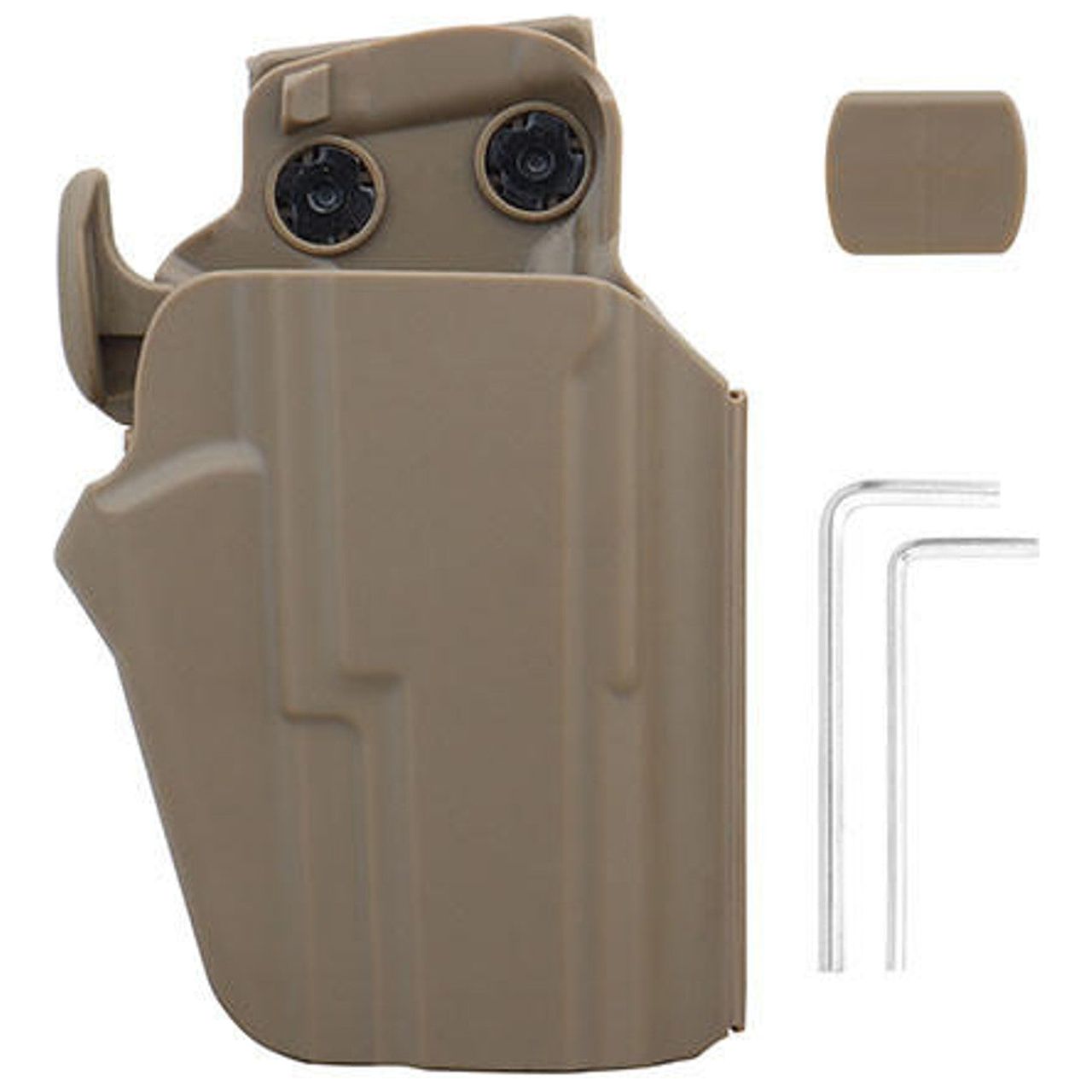 Kydex 450 Univesal Holster for Airsoft Sub-Compact Pistols, Tan