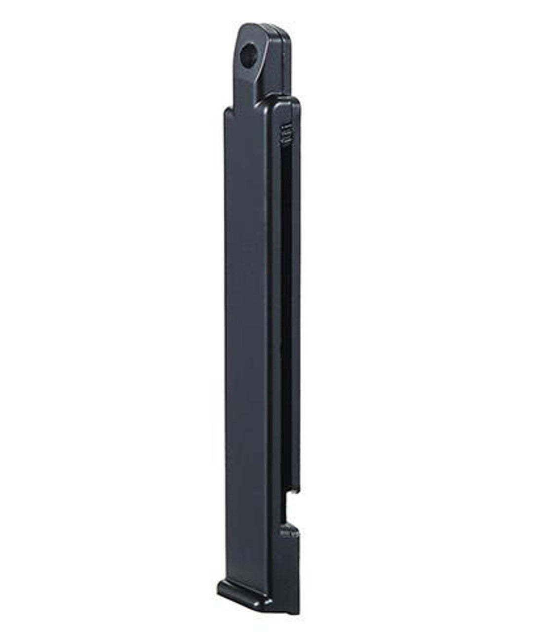 Lancer Air 18rd Magazine for XMK Airgun, Black - Durable polymer CO2 airgun magazine with 18-round capacity side view of the chamber