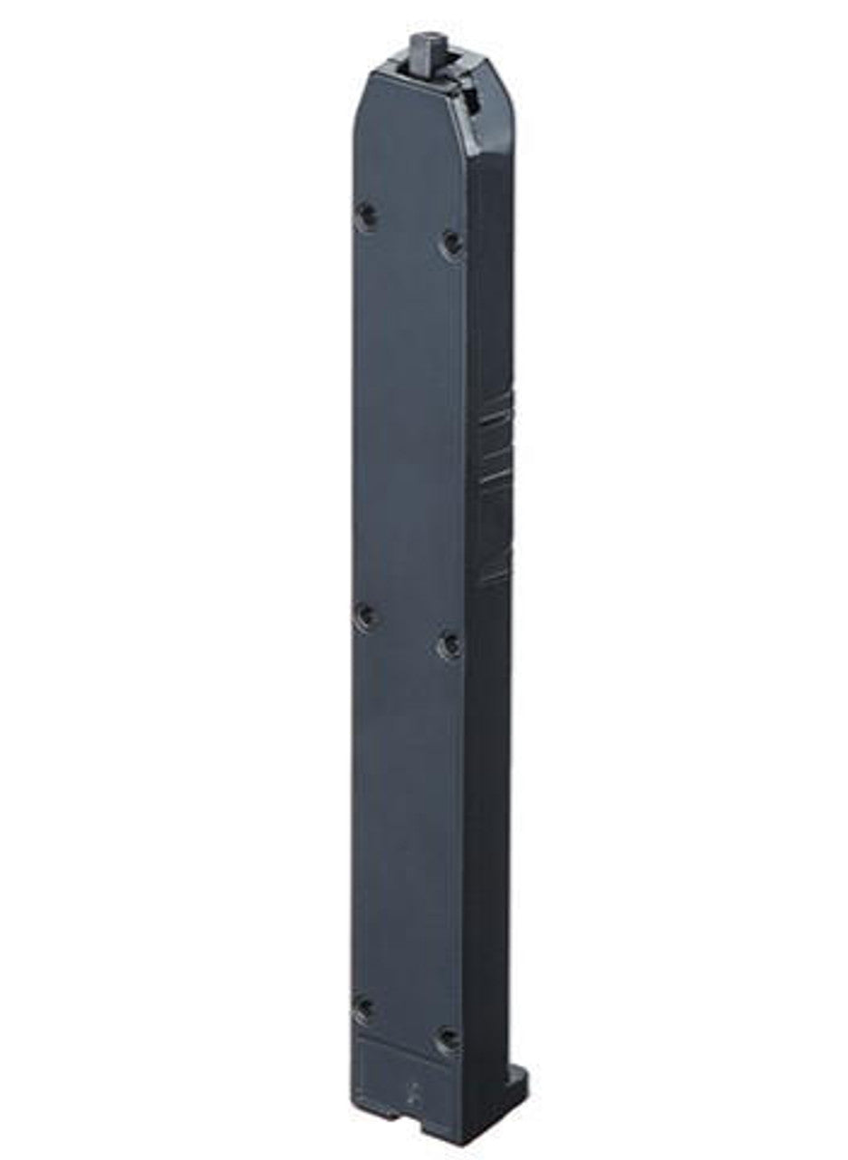 Lancer Air 21-round magazine for X84 CO2 .177 caliber airgun, black polymer back side view