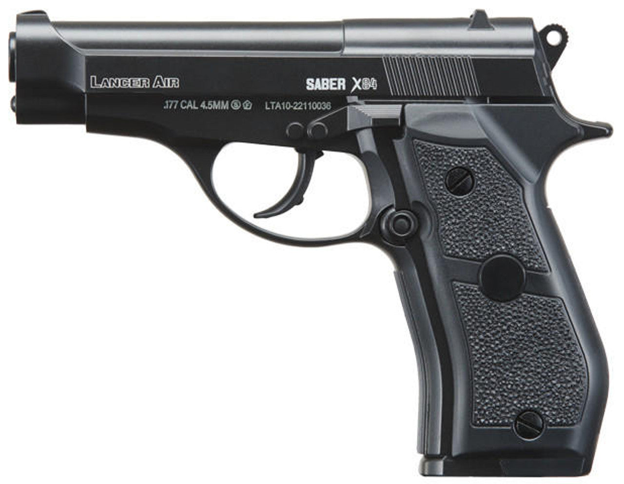 Lancer Air Saber X84 CO2 .177 Cal Full Metal Airgun Pistol