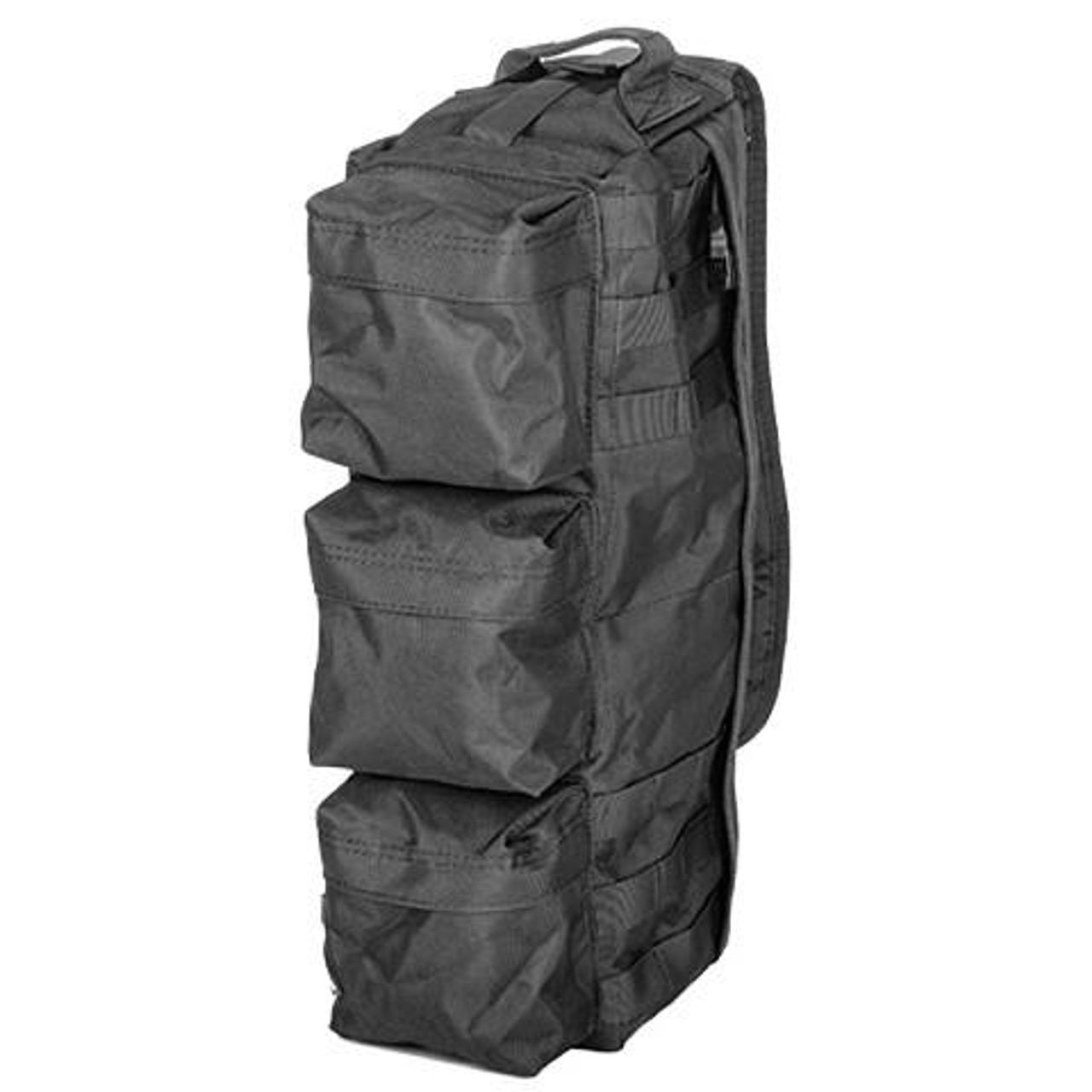 Lancer Tactical 1000D Nylon 'Go Pack' Backpack, Black | Durable Tactical Backpack for EDC & Outdoor Use