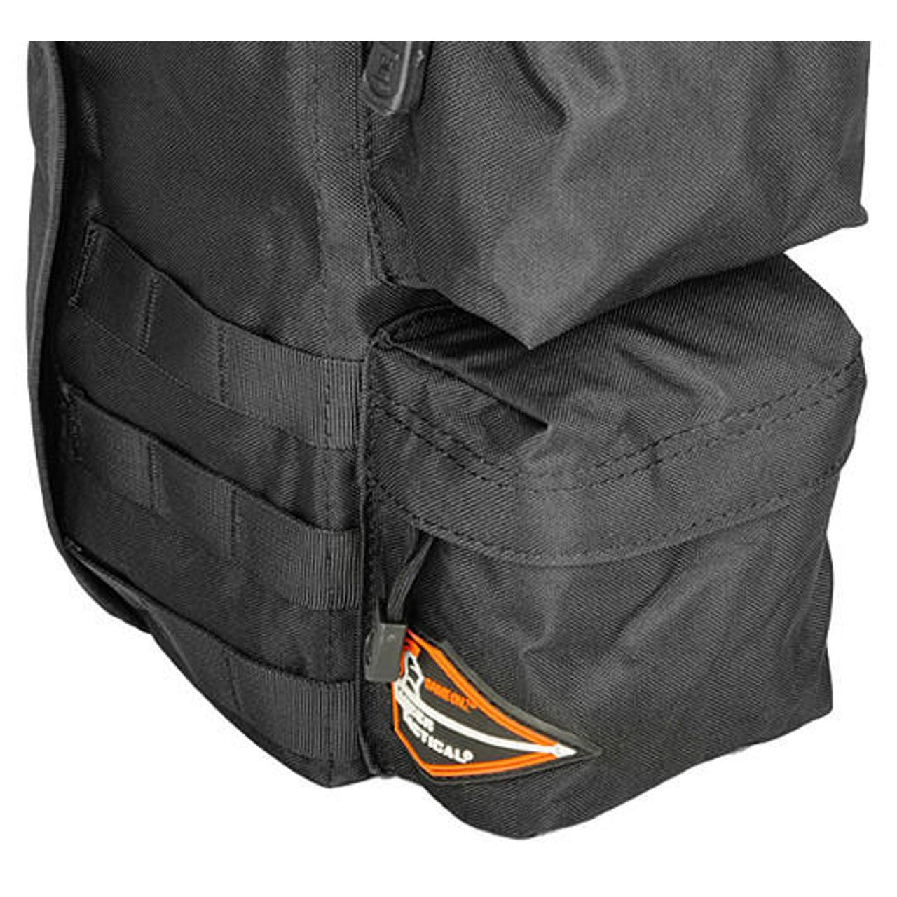 Lancer Tactical 1000D Nylon 'Go Pack' Backpack, Black | Durable Tactical Backpack for EDC & Outdoor Use