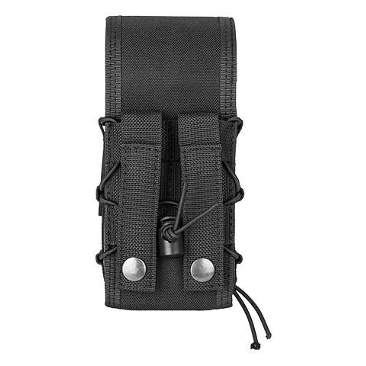Lancer Tactical 1000D Nylon QD Buckle Pistol/Rifle Mag Pouch, Black