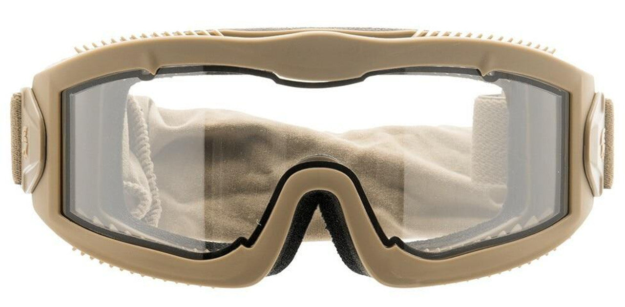 Lancer Tactical AERO Series Dual Pane Airsoft Goggles – Tan, Anti-Fog Protection