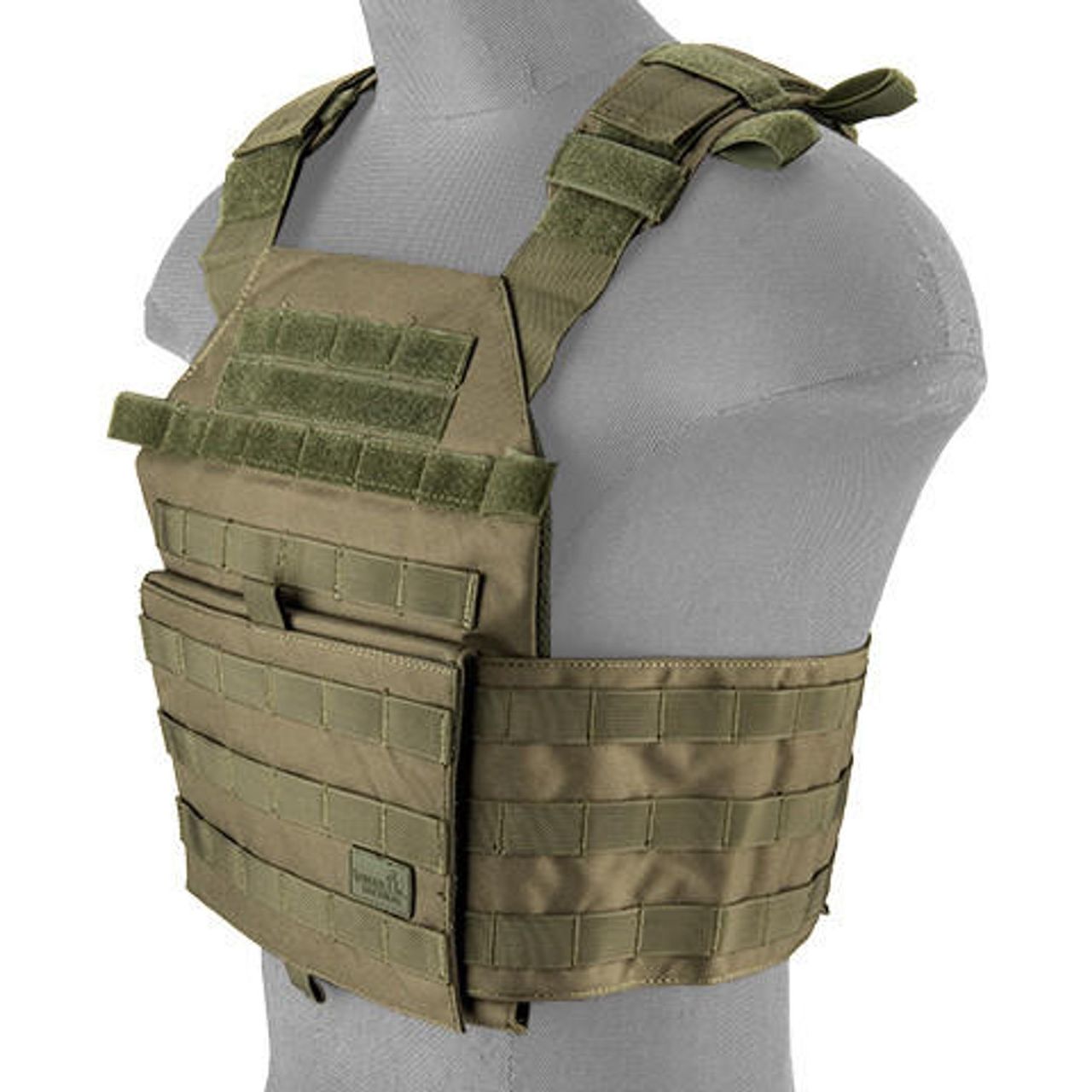 MOLLE Tactical Vest for Airsoft – OD Green