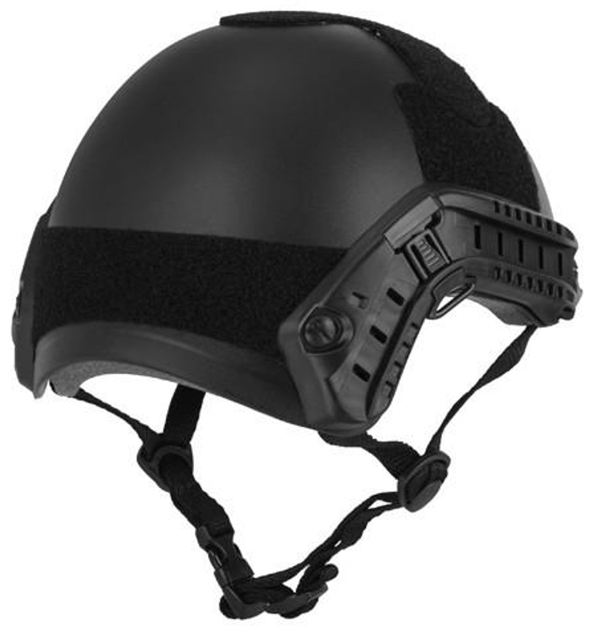 Lancer Tactical Basic Version Ballistic Helmet - Black, Lightweight Tactical Headgear for Airsoft, Paintball, and Military Use