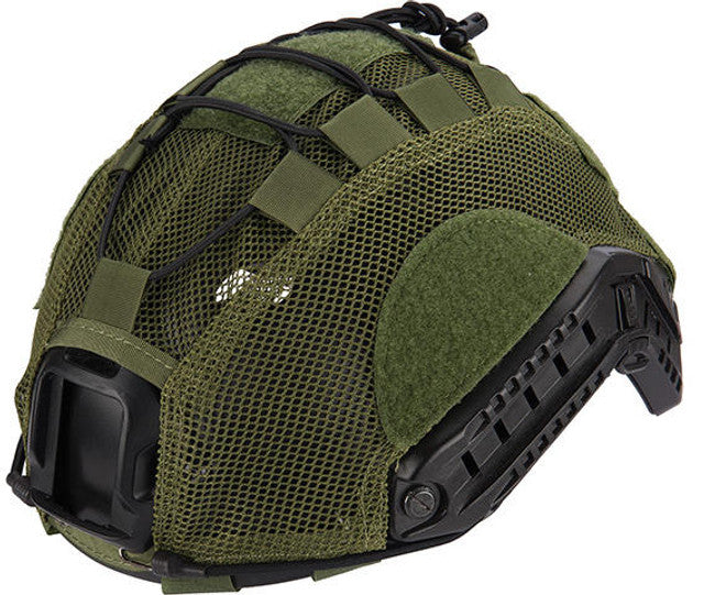 Lancer Tactical BUMP Helmet Cover, Large – OD Green, Protective Tactical Helmet Cover