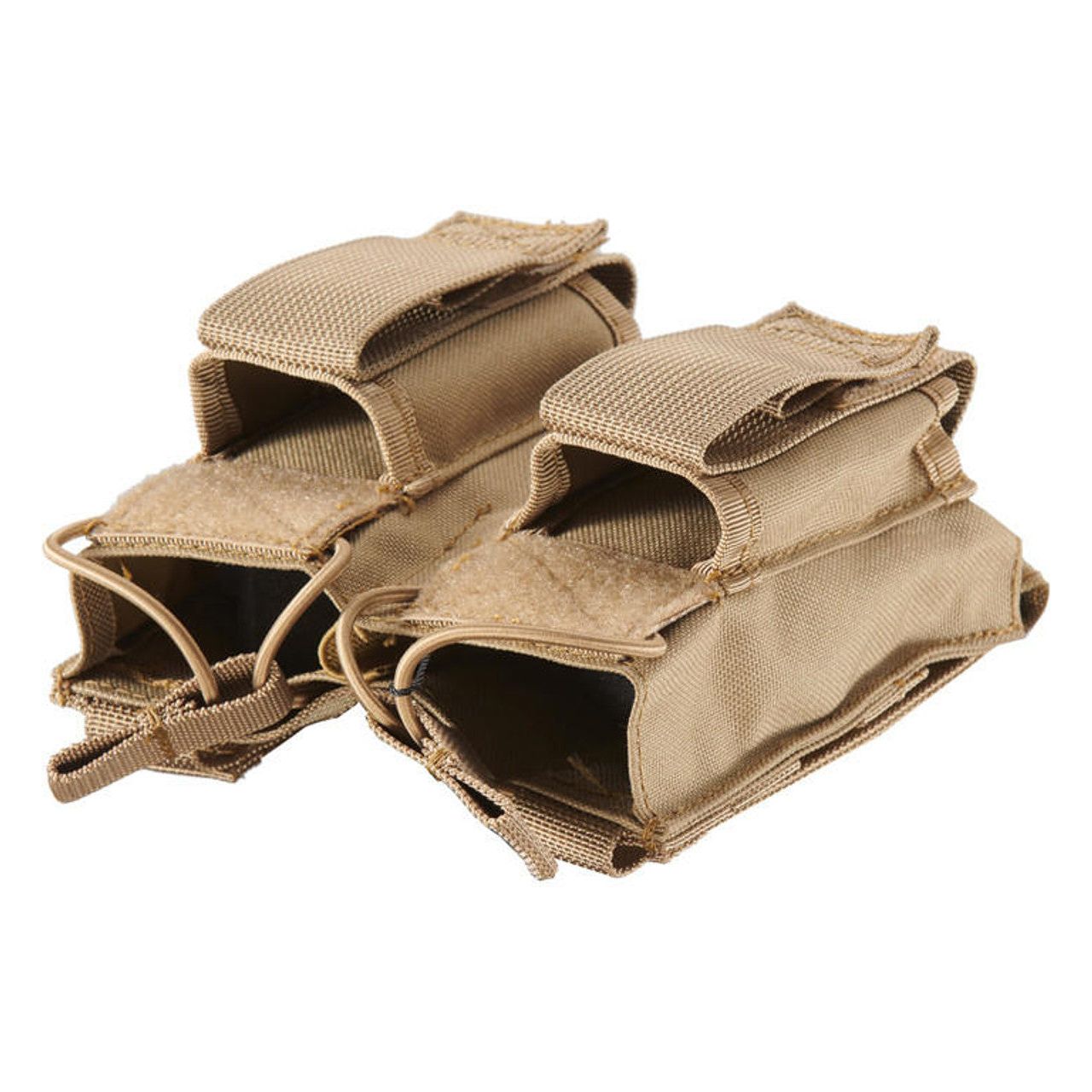Lancer Tactical Double M4 / Pistol Magazine Pouch, Tan