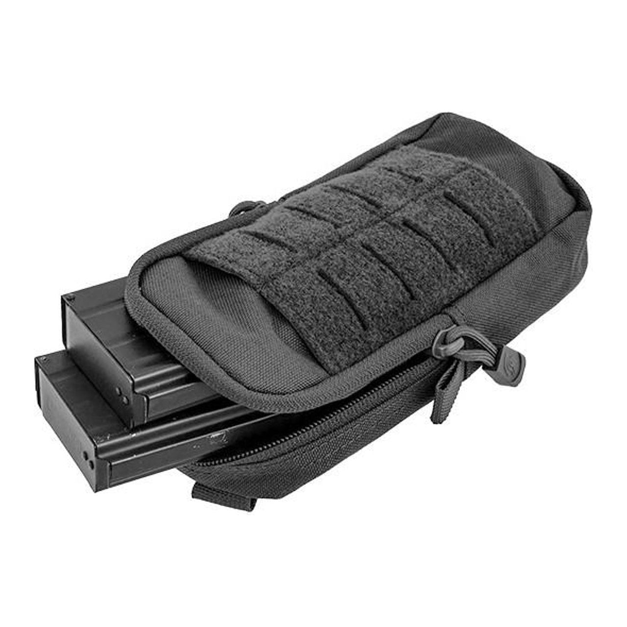 Lancer Tactical Enclosed Magazine Pouch, Black