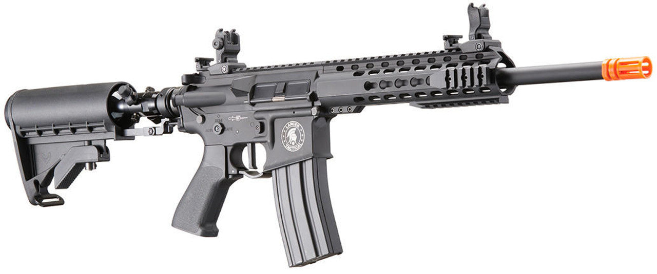 Lancer Tactical Full Metal Legion HPA KeyMod Semi Auto M4 Carbine Airsoft Rifle, Black