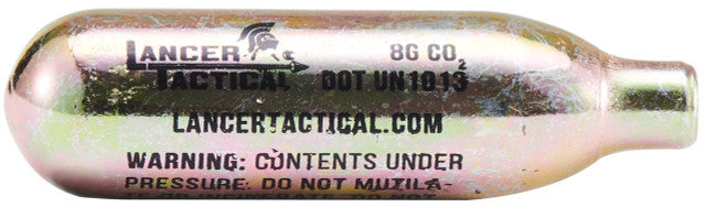 Lancer Tactical 8g CO₂ Cartridges (5 Pack) – High Pressure for Airsoft & Airgun Use