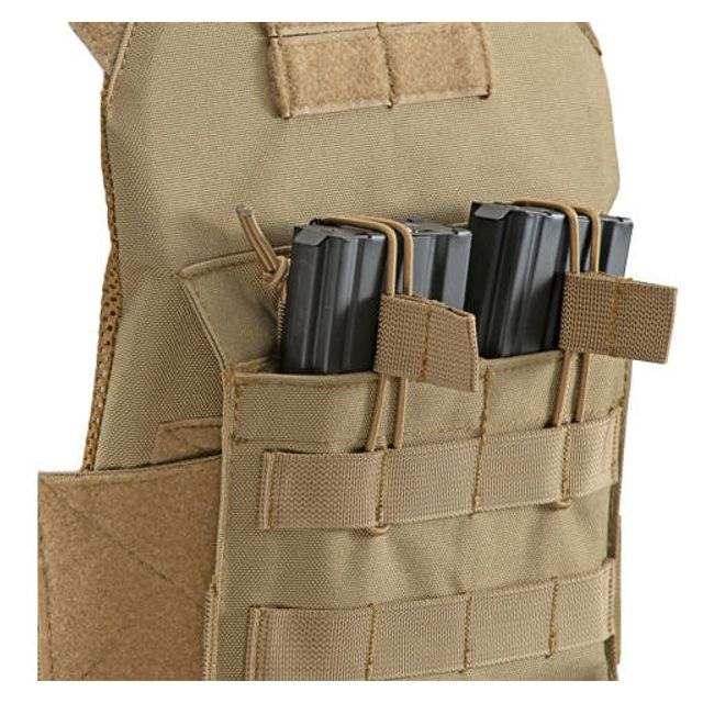 Lancer Tactical Kids Vest – Tan MOLLE w/ EVA Plates