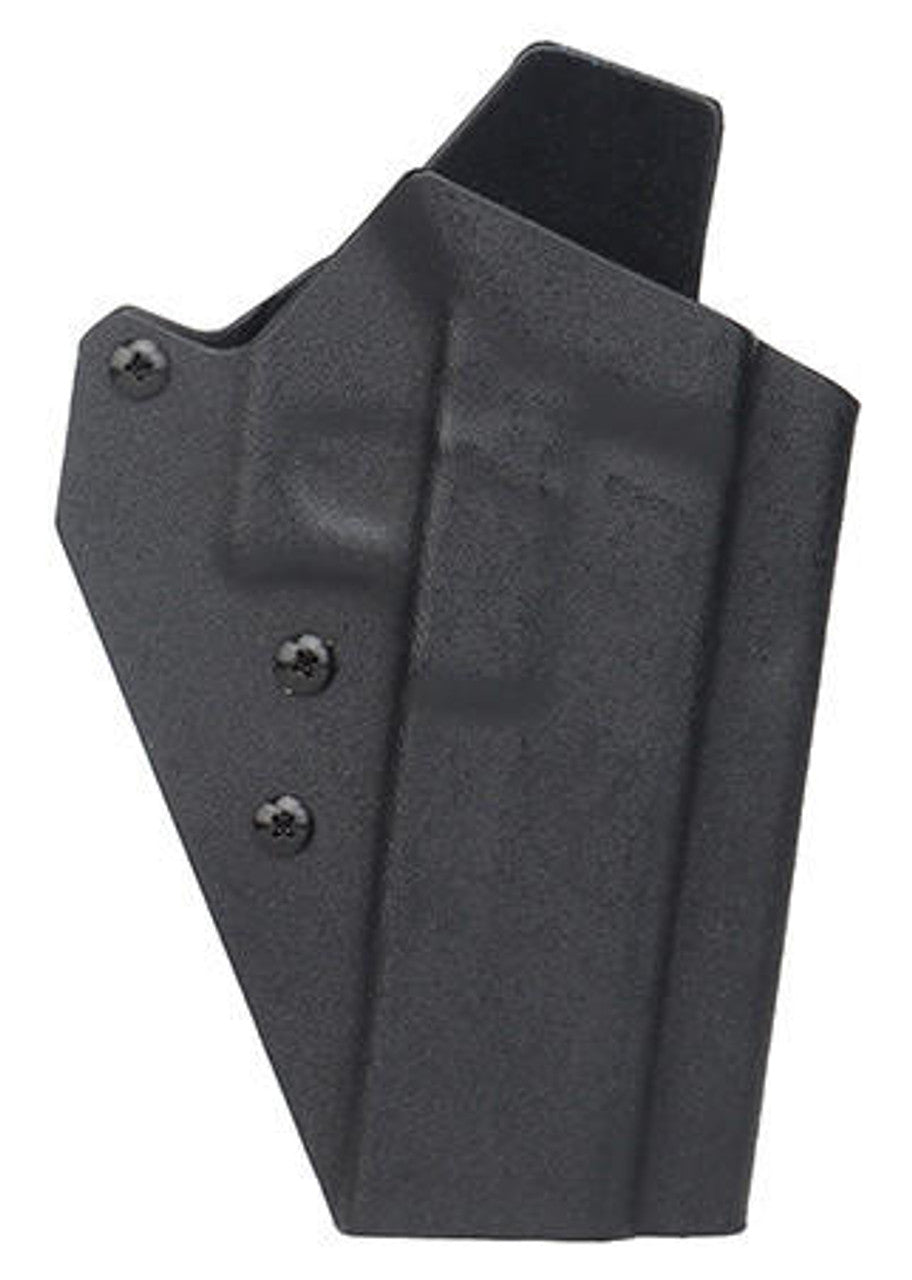 Lancer Tactical Lightweight Kydex Tactical Holster in black, designed for G34 Airsoft pistols. The holster features a durable Kydex construction with a lightweight design, ensuring quick draw and a perfect fit