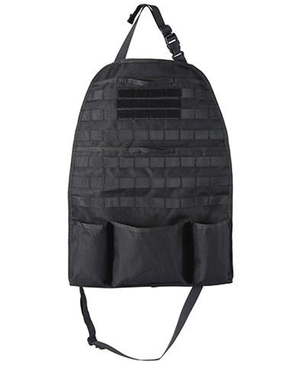Lancer Tactical Lightweight Tactical Apron in Black with multiple pockets and MOLLE webbing for storing gear and accessories during tactical operations
