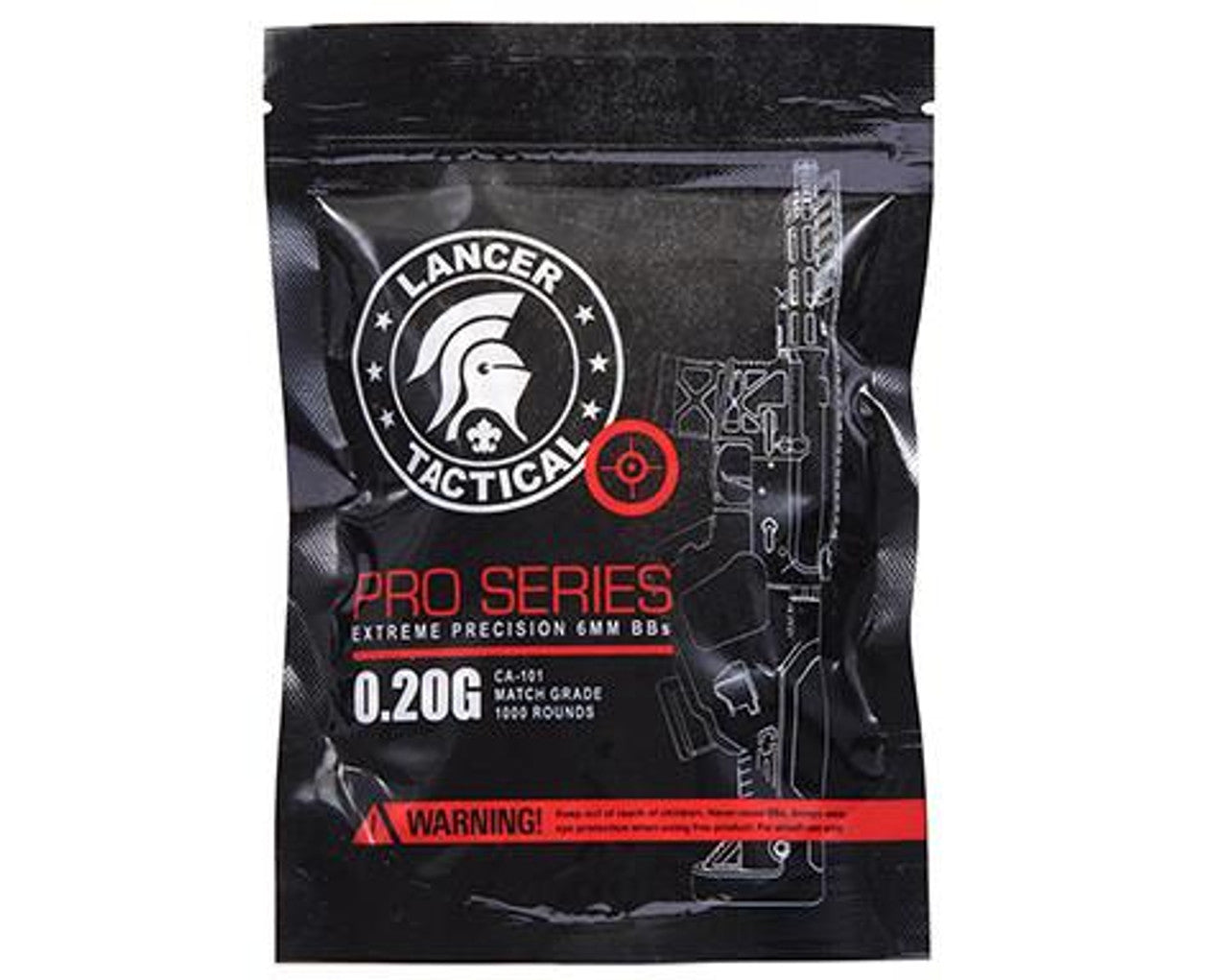Lancer Tactical 0.20gm 1000 Round BB pack