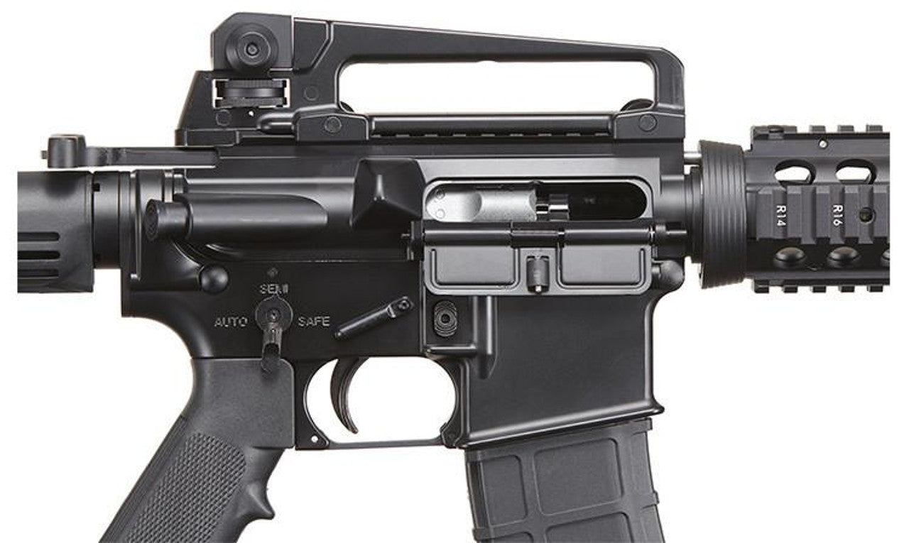 Lancer Tactical M4A1 RIS Full Polymer GBB Airsoft Rifle, Black