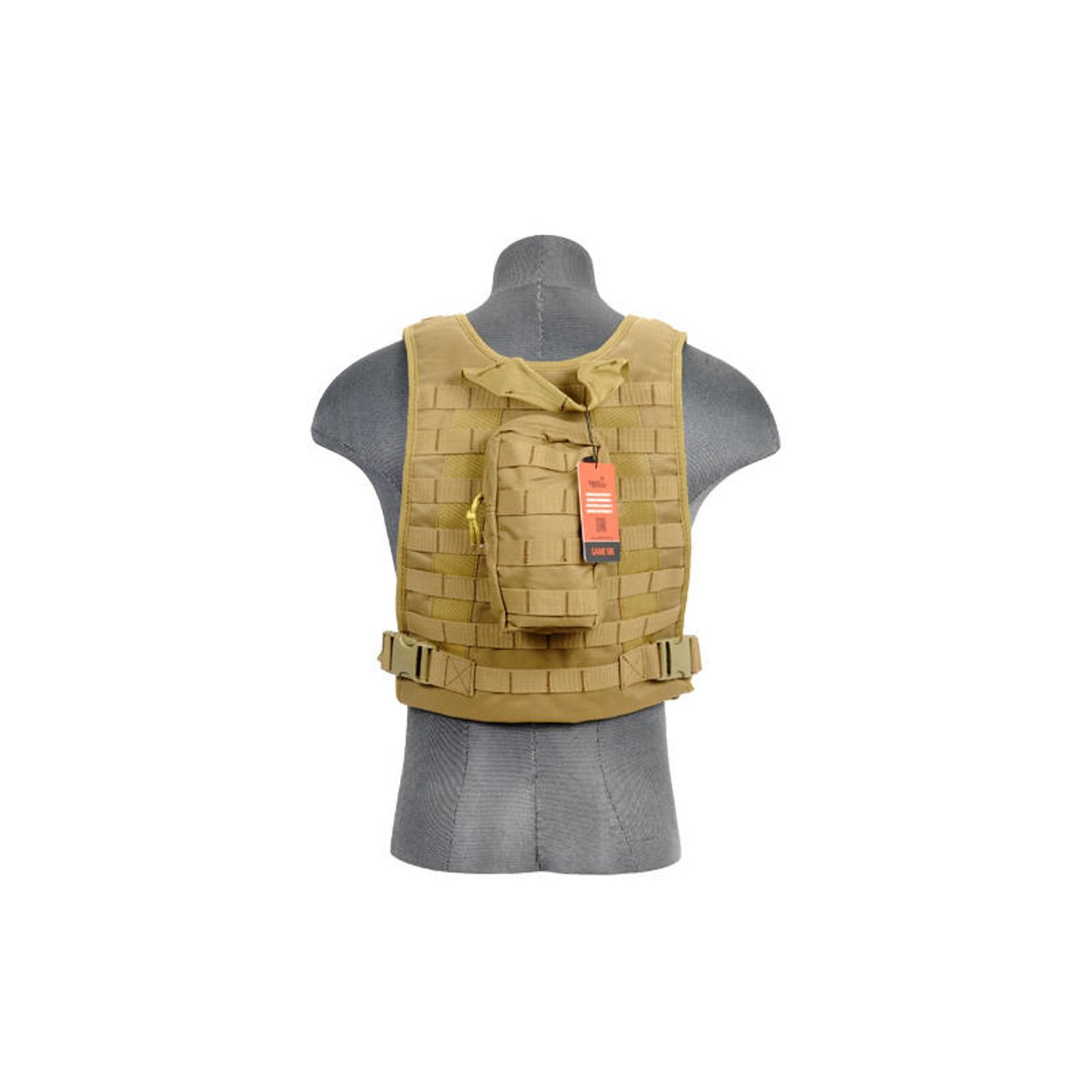 Lancer Tactical UK-CA-301TN Tactical Navy Plate Carrier Vest with MOLLE webbing for gear customization
