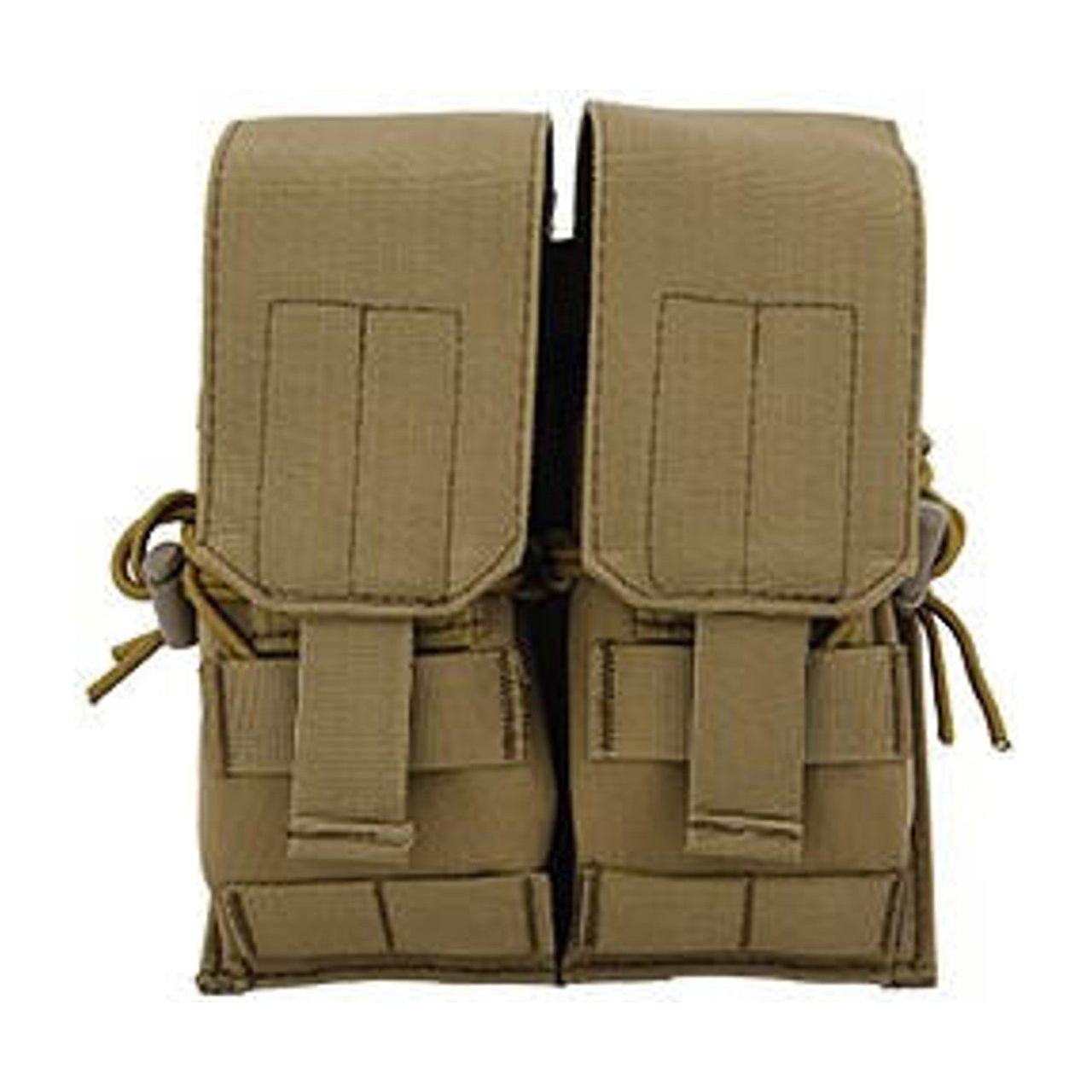 Lancer Tactical Nylon Dual M4/M16/AK74 Magazine Pouch, Black
