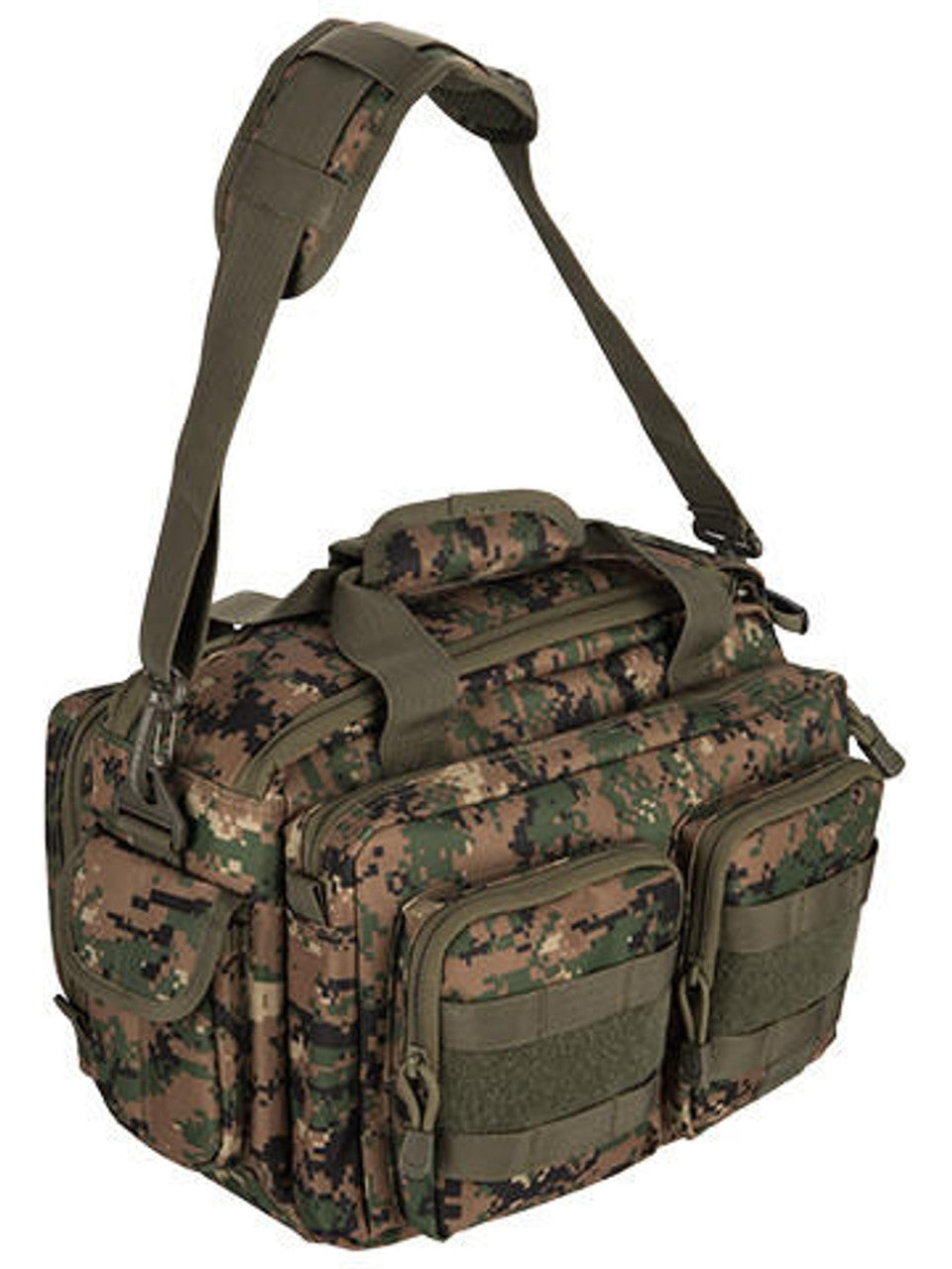 Lancer Tactical Nylon Range Bag Jungle Digital - Durable Tactical Bag for Firearms and Gear