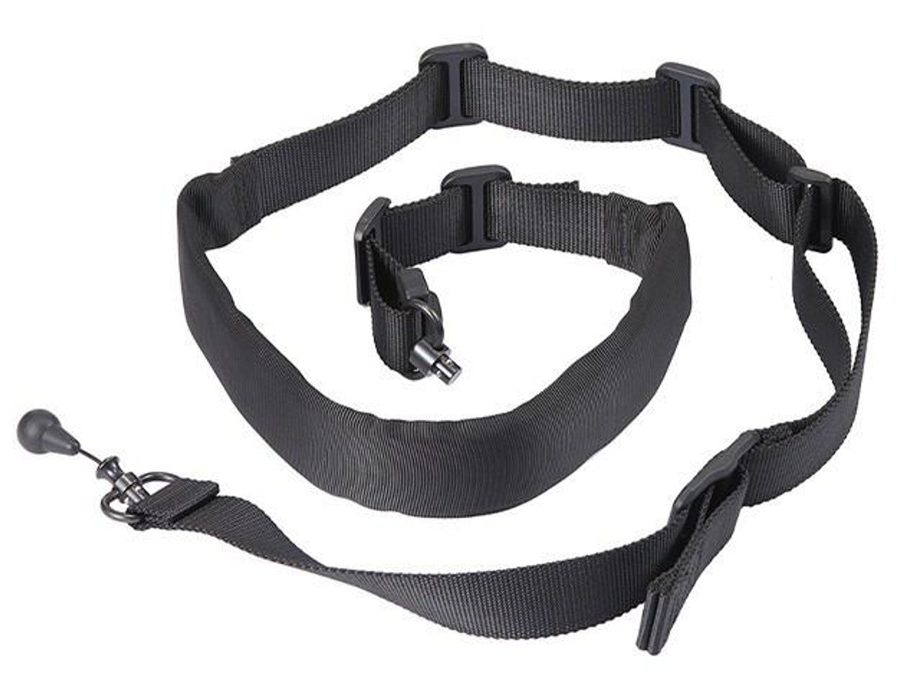 Lancer Tactical QD 2 Point Rifle Sling Black - Adjustable and Durable