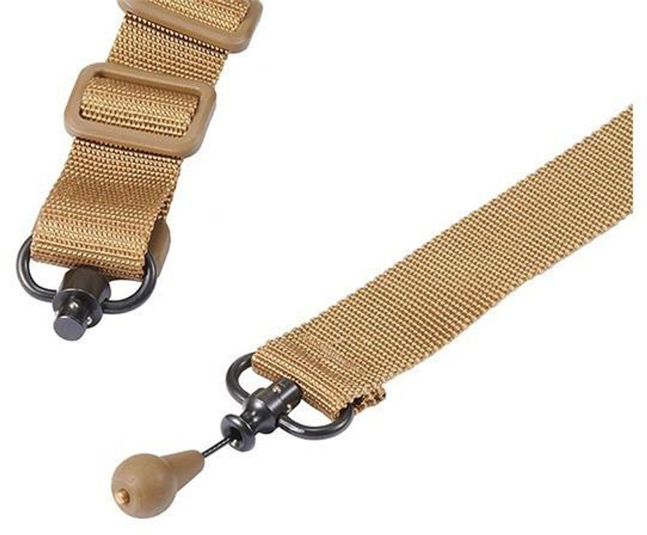 Tan Lancer Tactical QD 2 Point Sling for Tactical Rifle Carry