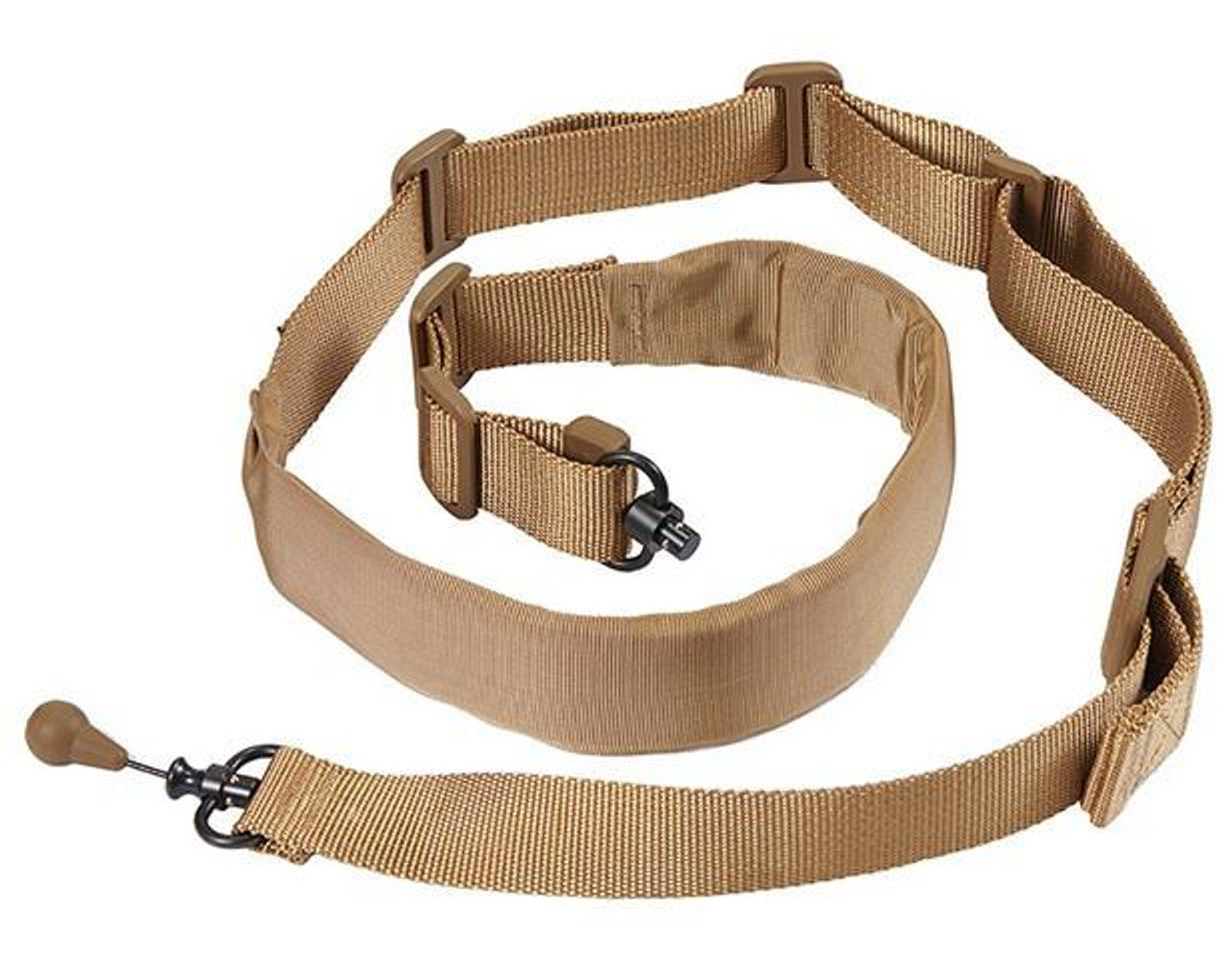 Lancer Tactical QD 2 Point Rifle Sling Tan - Adjustable and Durable