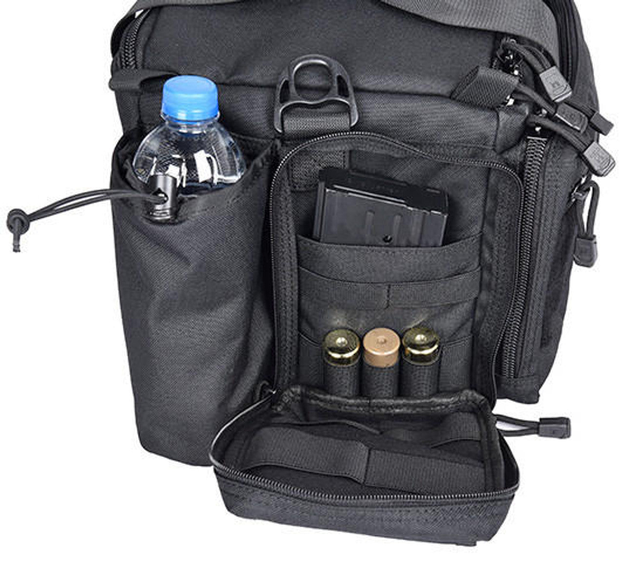 Lancer Tactical Shooting Range Bag – Black Pistol & Ammo Storage Bag w/ Shoulder Strap