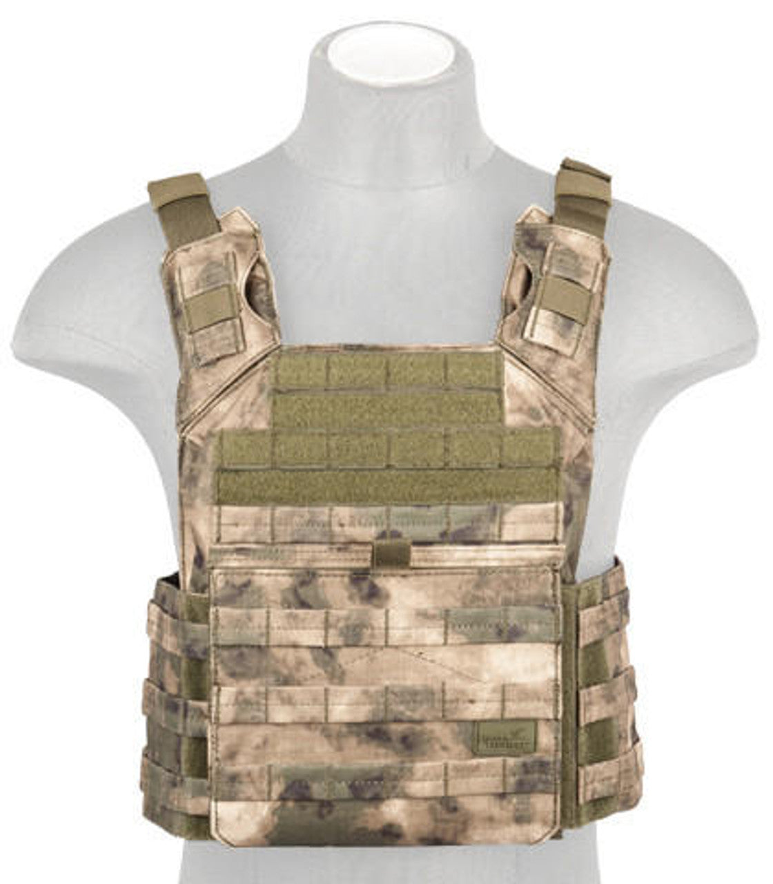 Lancer Tactical Speed Attack Tactical Vest AT-FG Camo front view
