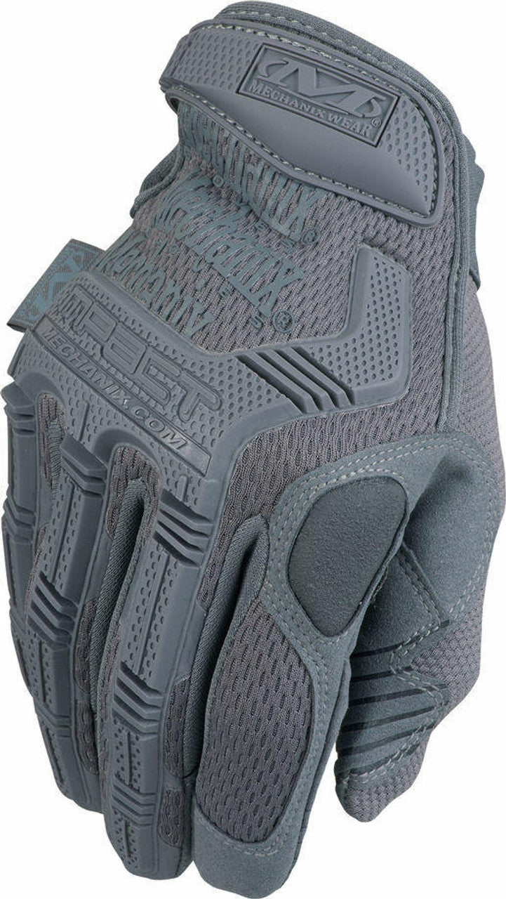 Mechanix M-Pact Tactical Gloves, Grey Wolf – High-Impact Protection Gloves with Reinforced Knuckles for Airsoft and Tactical Use