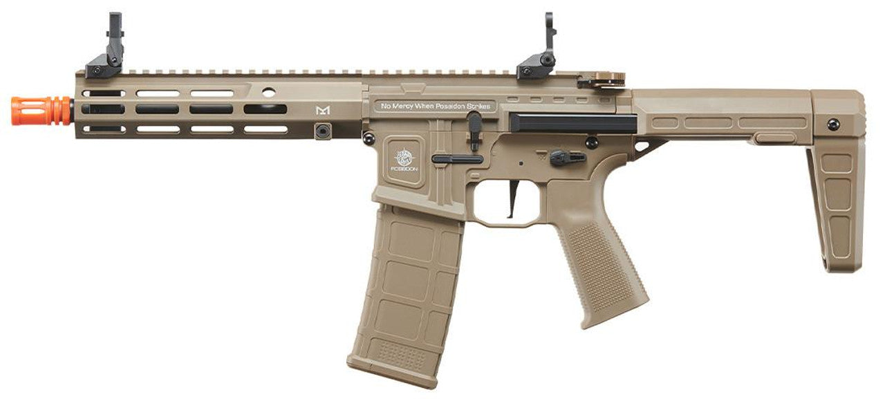 Poseidon Punisher 9" PDW AEGR Airsoft Rifle w/ Medusa Mosfet – Tan