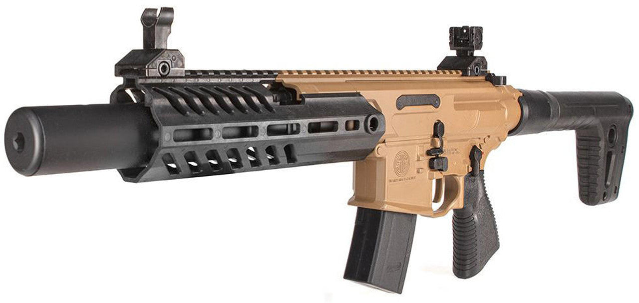 Sig Sauer MCX Rattler Canebrake .177 Cal Air Rifle left side view of the Rifle