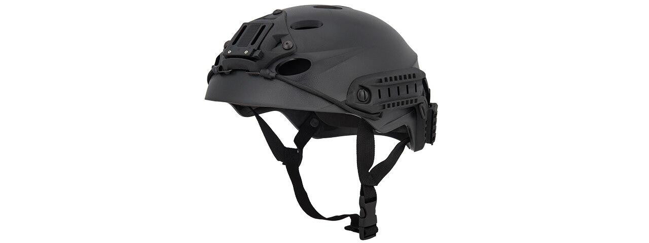 Special Forces Recon Tactical Helmet, Black – Military-grade protection for airsoft and tactical training.
