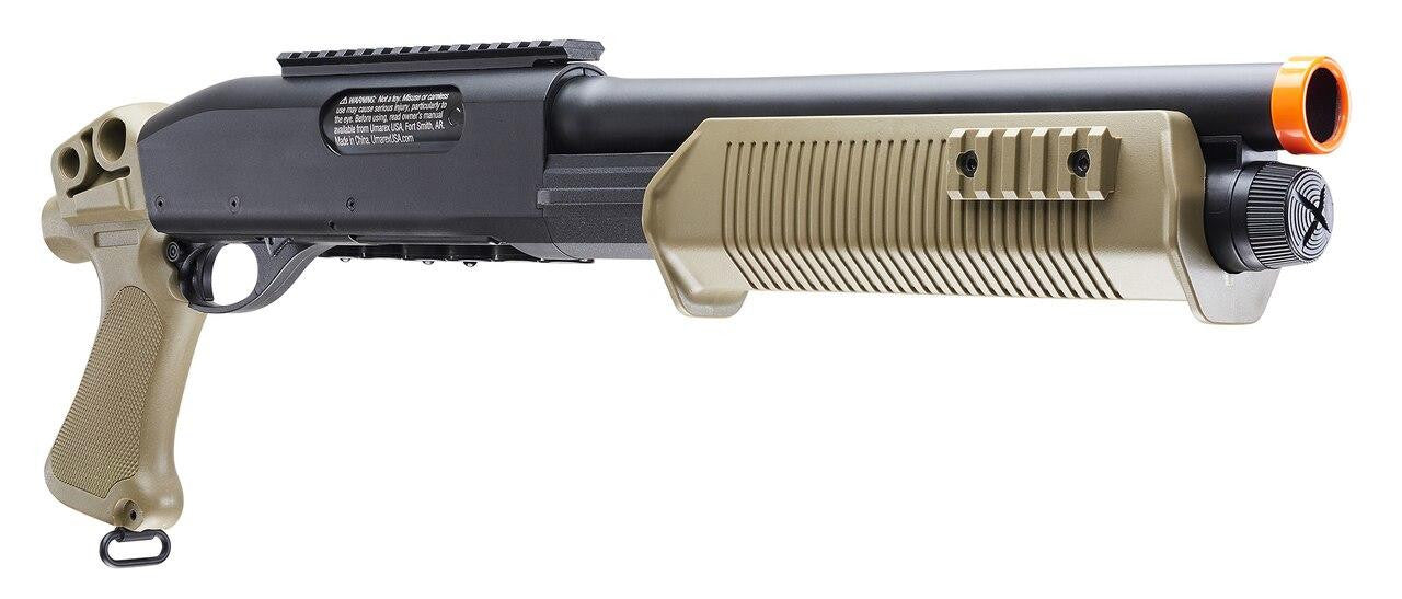 Tactical Force Tri-Shot Airsoft Shotgun Right Side View Shoulder Strap Connecter