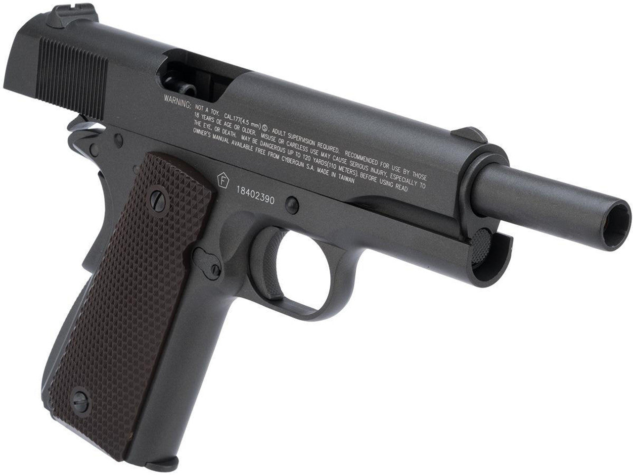 Tanfoglio Witness 1911 CO2 airgun – full metal .177 caliber blowback BB pistol featuring blowback sequence