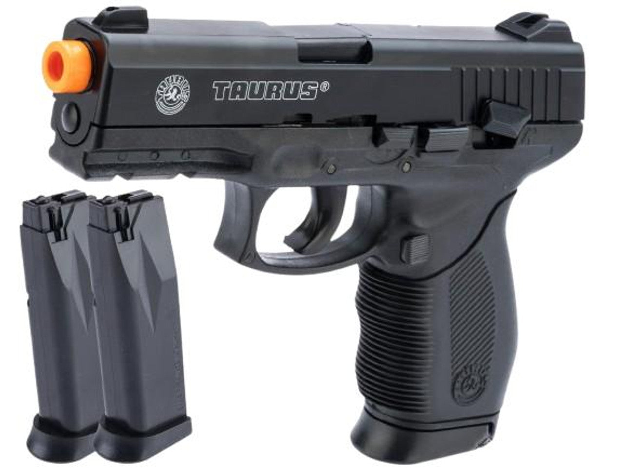Taurus 24/7 Airsoft Spring Pistol Kit with 2 magazines in black