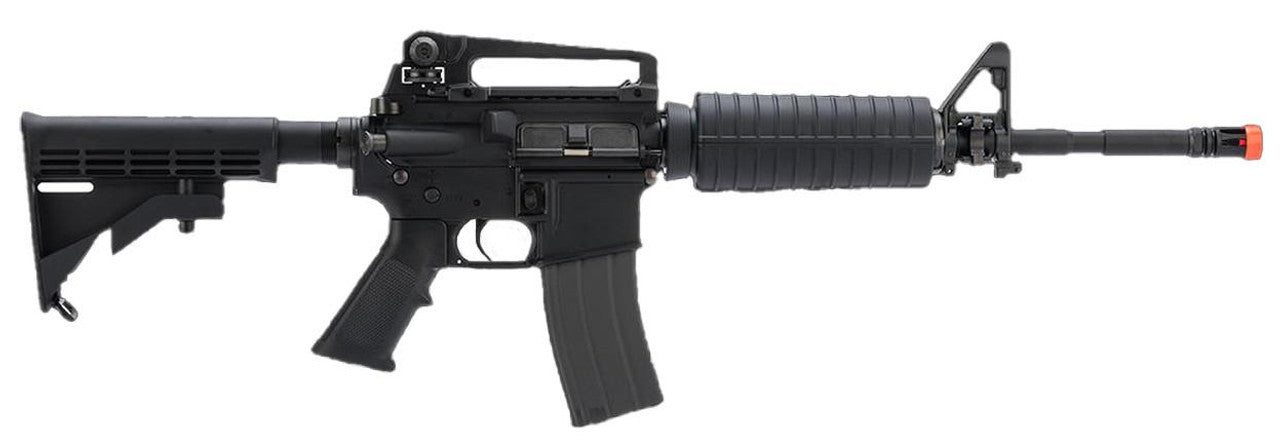 Side view of Tokyo Marui M4A1 Carbine MWS gas blowback rifle