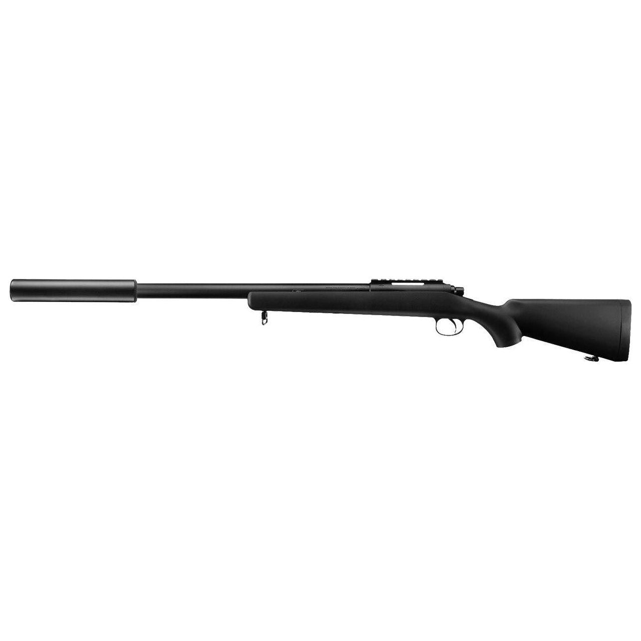 Tokyo Marui VSR-10 G-Spec Bolt Action Airsoft Sniper Rifle with Mock Suppressor, Black