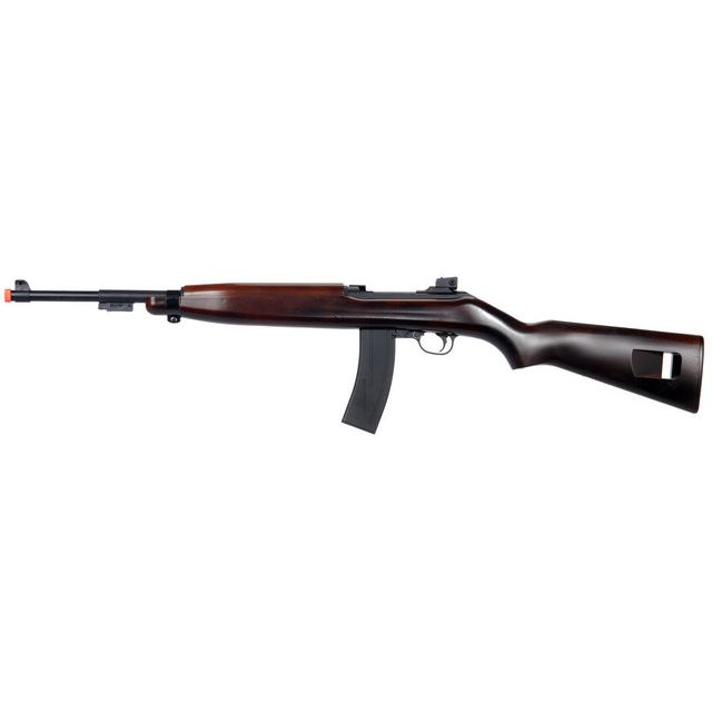 UK Arms M1 Carbine Spring Powered Airsoft Rifle with Faux Wood finish and WWII-era design