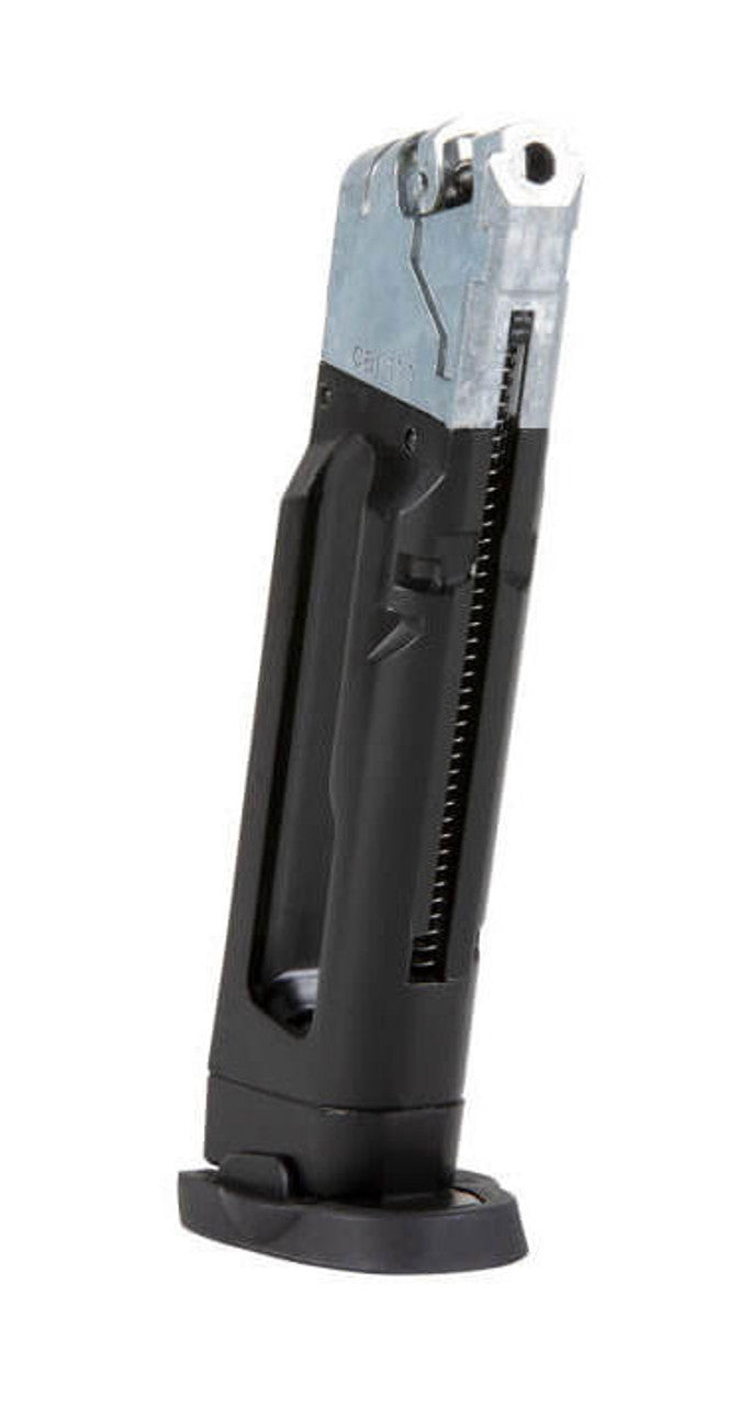 Umarex S&W M&P9 2.0 CO2 .177 Cal 18-Round Magazine right angle view of the magazine showing compartment for CO2 and BB chamber