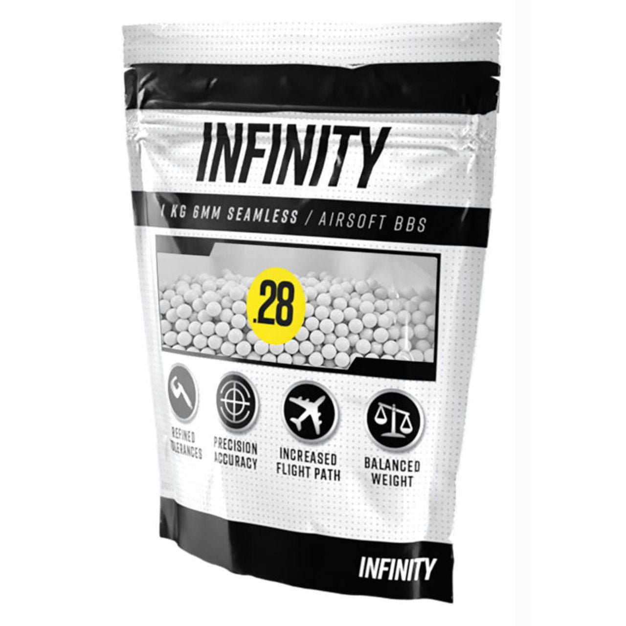 Valken Infinity 0.28g white BBs 3500 round bottle