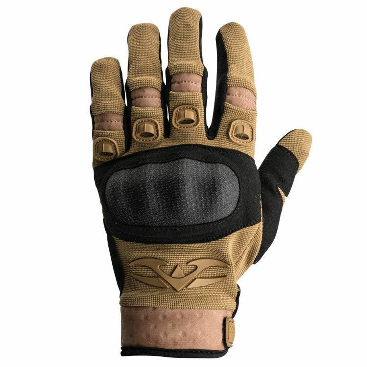 Valken Zulu Tactical Hard Knuckled Gloves in Tan – Durable Protective Gloves for Airsoft and Tactical Use