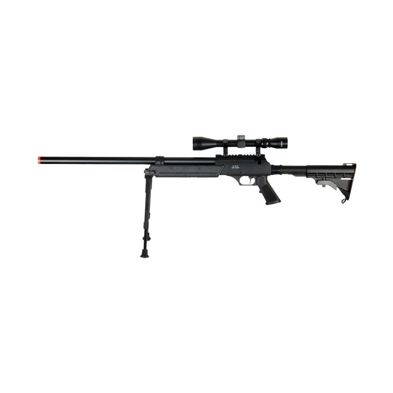 Well MB06AB Bolt Action Sniper Rifle with Bipod and Scope