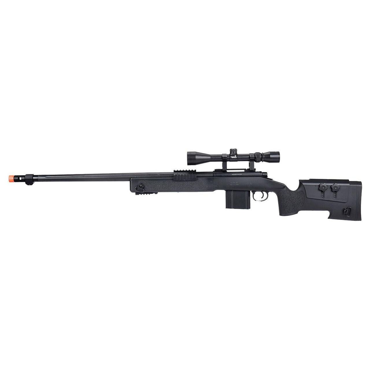 WellFire MB4416 M40A3 Bolt Action Airsoft Sniper Rifle with Scope