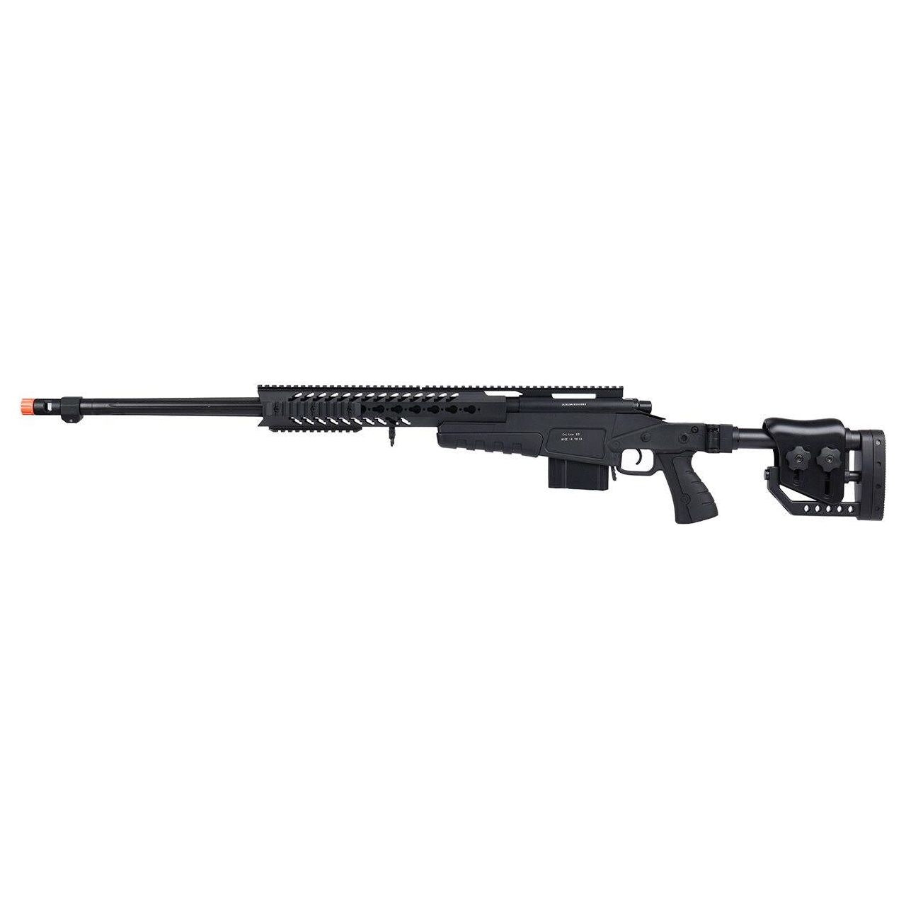 WellFire MB4418-2 Bolt Action Airsoft Sniper Rifle Black Color
