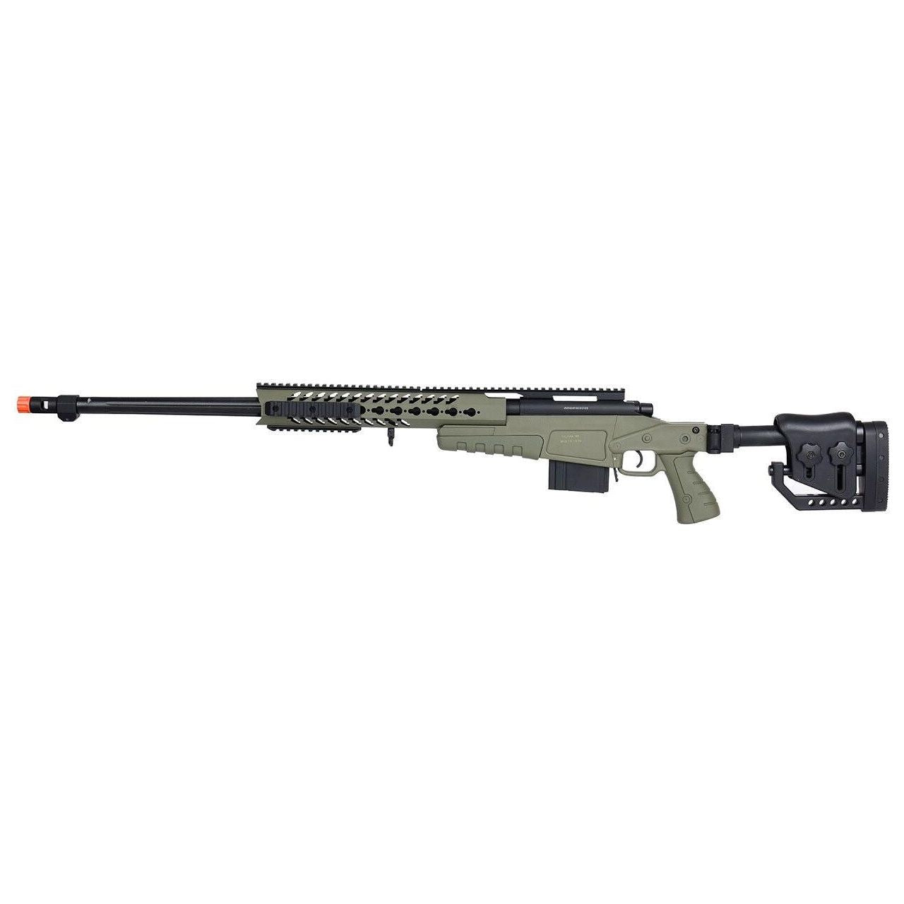 WellFire MB4418-2 Bolt Action Airsoft Sniper Rifle, Black