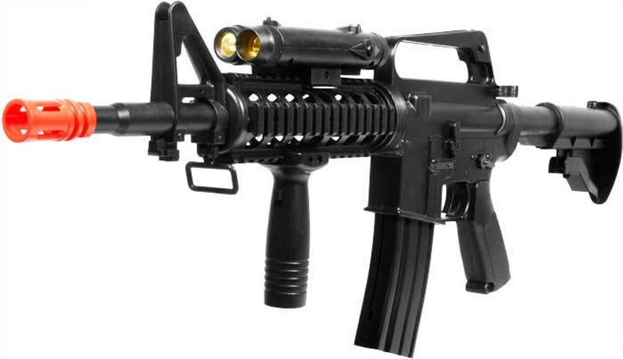 Right-side profile of Wells M16A4 showing carry handle and handguard details