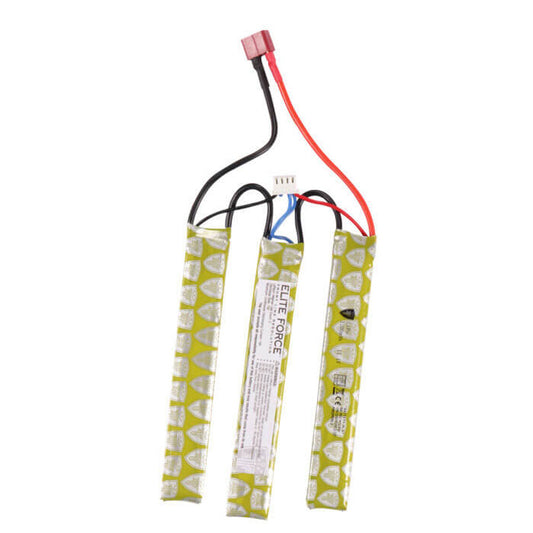 Elite Force 11.1v LiPo 1200mAh 15C Triple Split Airsoft Battery (Deans)