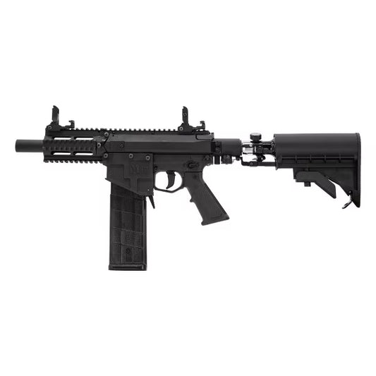 Valken M17 Magfed Paintball Marker in Black – .68 Cal Mechanical Semi/Full-Auto Tactical Marker with Magazine and Accessory Rails

