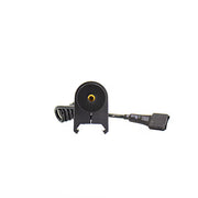 Front view of Valken Red Laser compact tactical designator with remote pressure switch and molded rail mount.