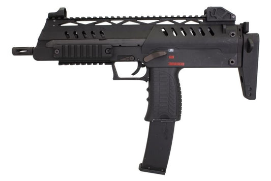 WE-Tech SMG-8 Airsoft GBB Submachine Gun with folding stock extended